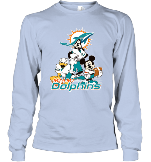 NFL Miami Dolphins Mickey Mouse Donald Duck Goofy Football T Shirt -  Rookbrand