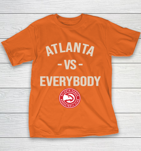 Atlanta Hawks Vs Everybody Youth T-Shirt 4