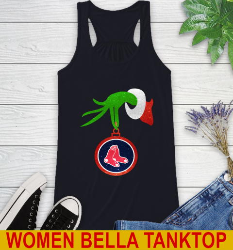 Boston Red Sox Grinch Merry Christmas MLB Baseball Racerback Tank 10