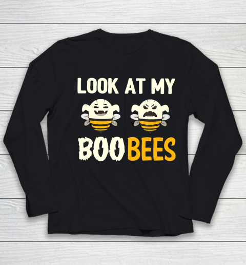 Look At My Boo Bees Halloween Youth Long Sleeve