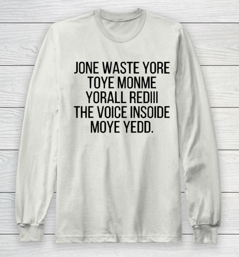 Blink 182 I Miss You Funny Jone Waste Yore Long Sleeve T-Shirt 9