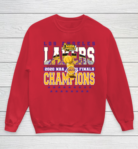 LA Lakers 2020 NBA Finals Champions Youth Sweatshirt 4