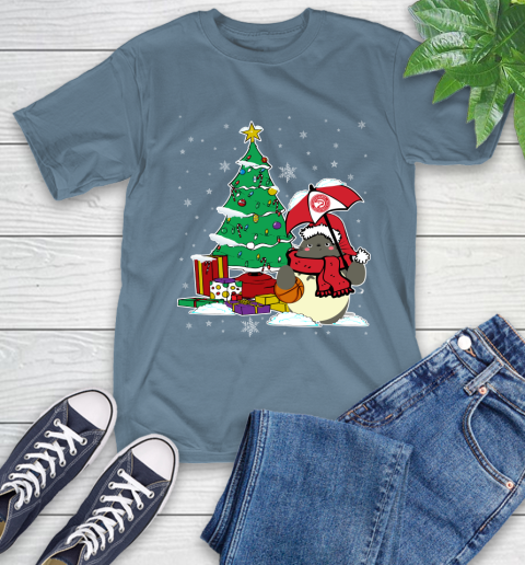 Atlanta Hawks NBA Basketball Cute Tonari No Totoro Christmas Sports T-Shirt 8