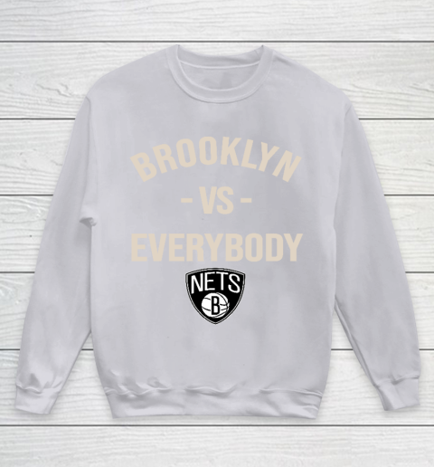 Brooklyn Nets Vs Everybody Youth Sweatshirt 3