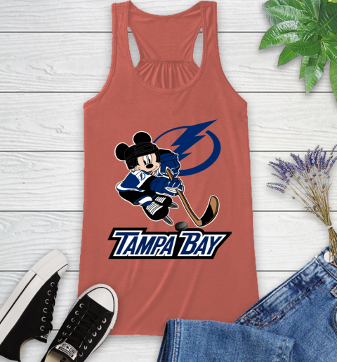 NHL Tampa Bay Lightning Mickey Mouse Disney Hockey T Shirt Racerback Tank 4