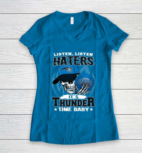 Listen Haters It is MAGIC Time Baby NBA Women's V-Neck T-Shirt 5