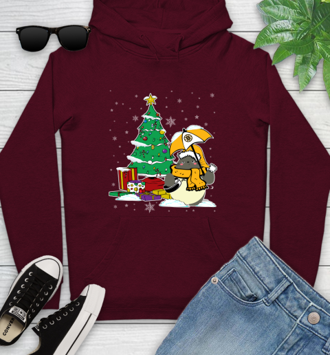 Boston Bruins NHL Hockey Cute Tonari No Totoro Christmas Sports Youth Hoodie 7