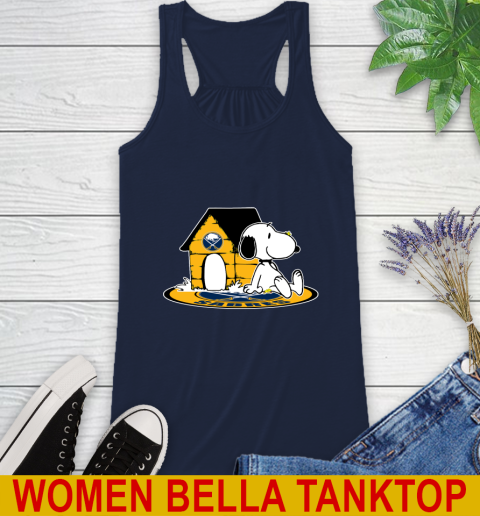 NHL Hockey Buffalo Sabres Snoopy The Peanuts Movie Shirt Racerback Tank 11