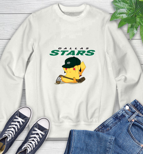 NHL Pikachu Hockey Sports Dallas Stars Sweatshirt