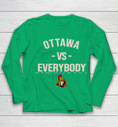 Ottawa Senators Vs Everybody Youth Long Sleeve 4