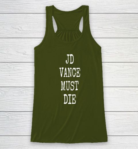 JD Vance Must Die Racerback Tank 2