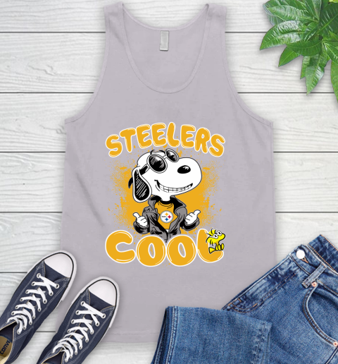 NFL Football Pittsburgh Steelers Cool Snoopy Shirt Tank Top 3