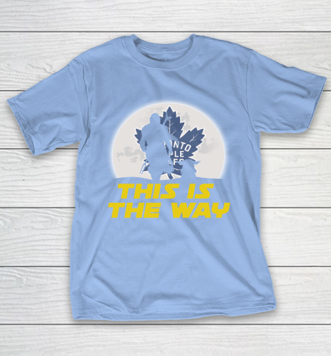 Toronto Maple Leafs NHL Ice Hockey Star Wars Yoda And Mandalorian This Is The Way T-Shirt 10