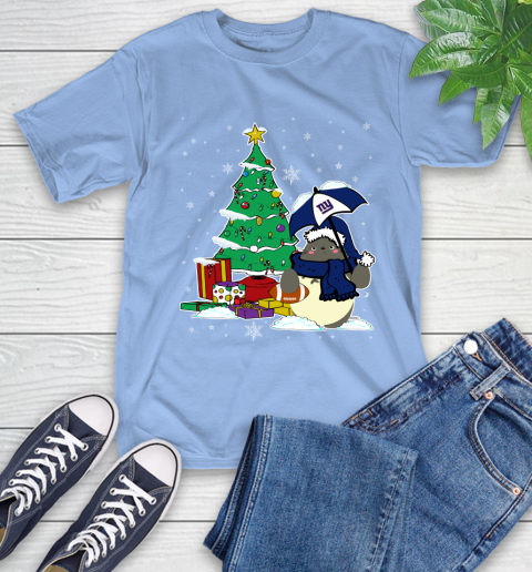 New York Giants NFL Football Cute Tonari No Totoro Christmas Sports T-Shirt 12