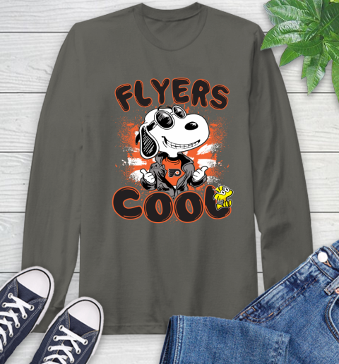 NHL Hockey Philadelphia Flyers Cool Snoopy Shirt Long Sleeve T-Shirt 10