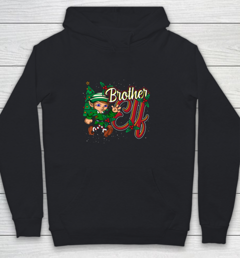 Matching Family Christmas Party Pajama Brother Elf Youth Hoodie