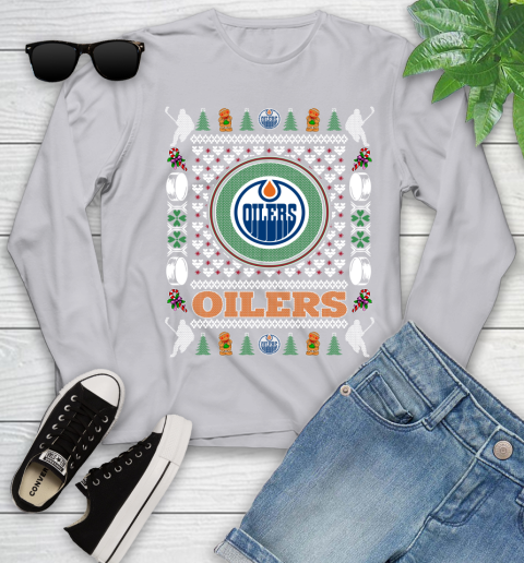 Edmonton Oilers Merry Christmas NHL Hockey Loyal Fan Ugly Shirt 128