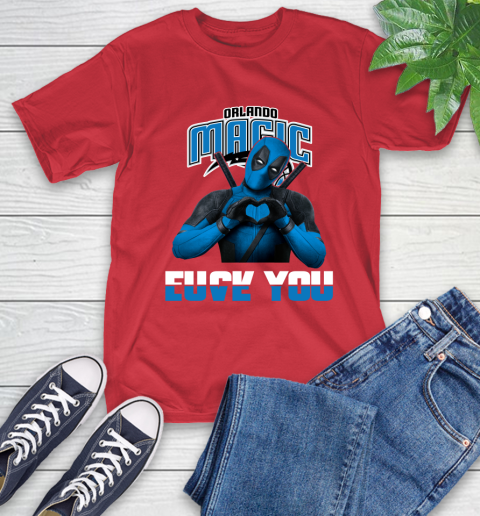 NBA Orlando Magic Deadpool Love You Fuck You Basketball Sports T-Shirt 11