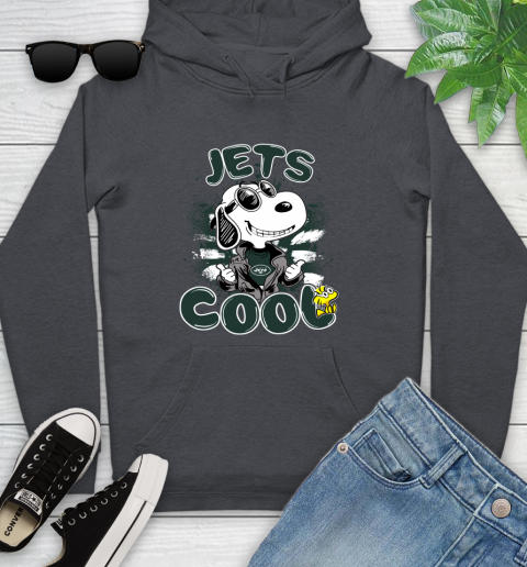 NFL Football New York Jets Cool Snoopy Shirt Youth Hoodie 8