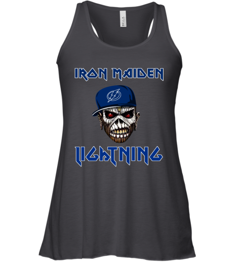 NHL Tampa Bay Lightning Iron Maiden Rock Band Music Hockey Sports YQNTz3v6N3G flowy tank 32 95 151514 front black