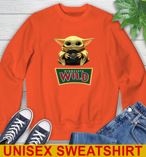 NHL Hockey Minnesota Wild Star Wars Baby Yoda Shirt 28