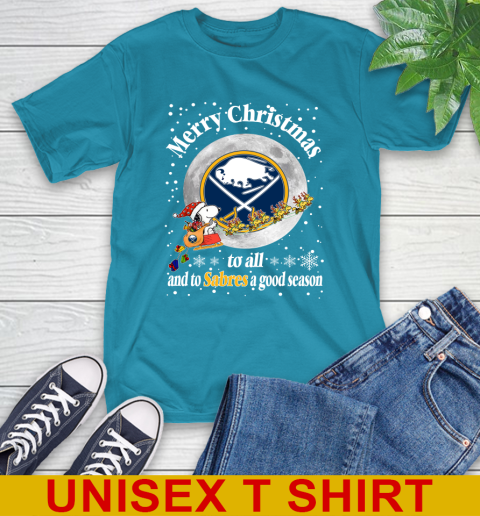 Buffalo Sabres Merry Christmas To All And To Sabres A Good Season NHL Hockey Sports T-Shirt 9
