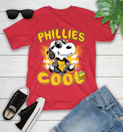 MLB Baseball Pittsburgh Pirates Cool Snoopy Shirt Youth T-Shirt 11