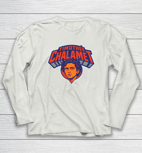 Timothee Chalamet New York Knicks Long Sleeve T-Shirt 7