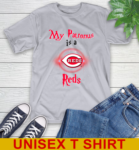 MLB Baseball Harry Potter My Patronus Is A Cincinnati Reds T-Shirt 5