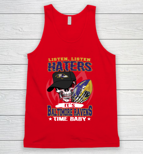 Listen Haters It is RAVENS Time Baby NFL Tank Top 5