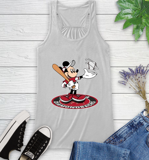 MLB Baseball Arizona Diamondbacks Cheerful Mickey Disney Shirt Racerback Tank 2