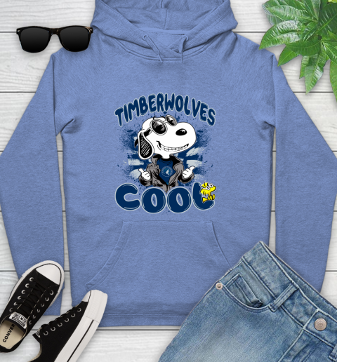 NBA Basketball Minnesota Timberwolves Cool Snoopy Shirt Youth Hoodie 11