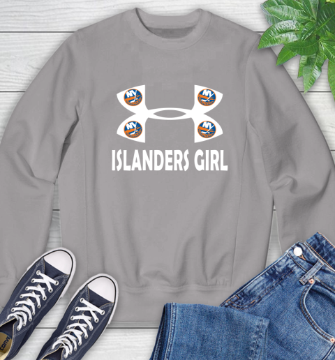 NHL New York Islanders Girl Under Armour Hockey Sports Sweatshirt 5