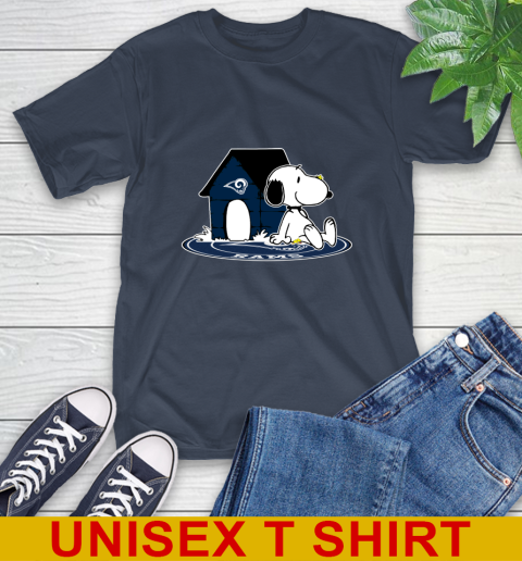 NFL Football Los Angeles Rams Snoopy The Peanuts Movie Shirt T-Shirt 4