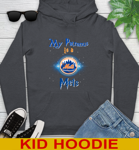 MLB Baseball Harry Potter My Patronus Is A New York Mets Youth Hoodie 9
