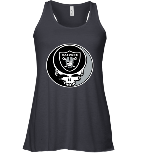 NFL Oakland Raiders Grateful Dead Rock Band Football Sports NN1nTH7mRoI flowy tank 32 95 151514 front midnight