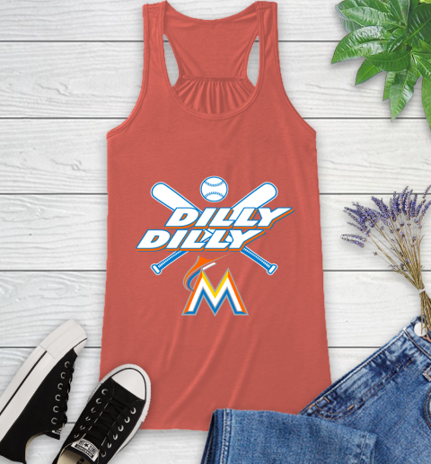 MLB Miami Marlins Dilly Dilly Baseball Sports Racerback Tank 4