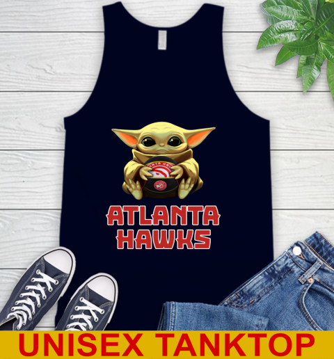 NBA Basketball Atlanta Hawks Star Wars Baby Yoda Shirt 72
