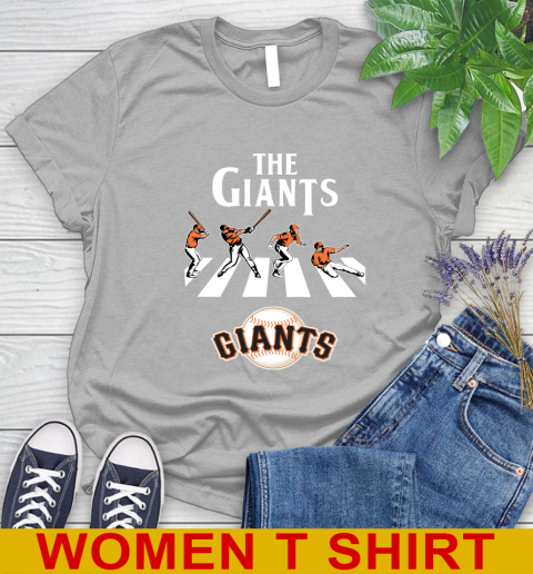 MLB Baseball San Francisco Giants The Beatles Rock Band Shirt Women's T-Shirt 5