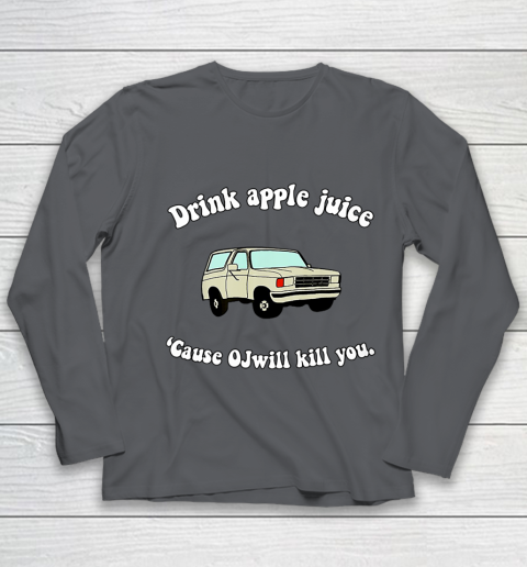 Drink Apple Juice Funny Youth Long Sleeve 6