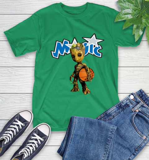 Orlando Magic NBA Basketball Groot Marvel Guardians Of The Galaxy T-Shirt 7