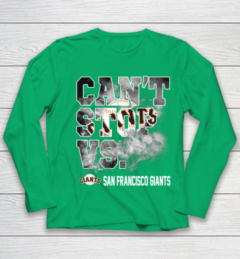 MLB San Francisco Giants Baseball Can't Stop Vs Giants Youth Long Sleeve 4