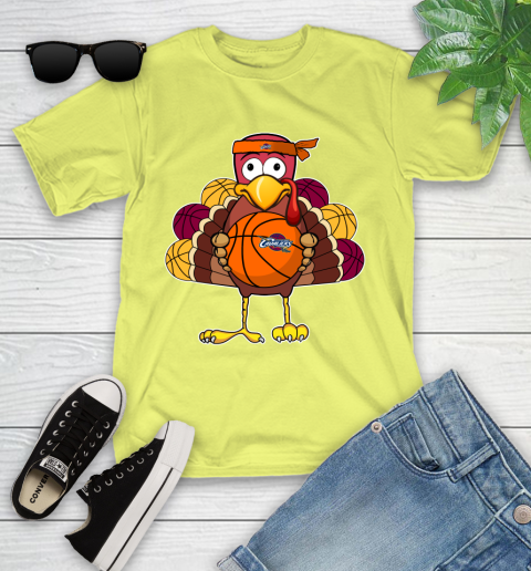 Cleveland Cavaliers Turkey thanksgiving day Youth T-Shirt 8