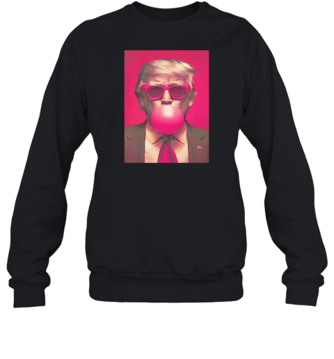 Tiffany Gomas Wearing Trump Bubble Gum 2024 Sweatshirt