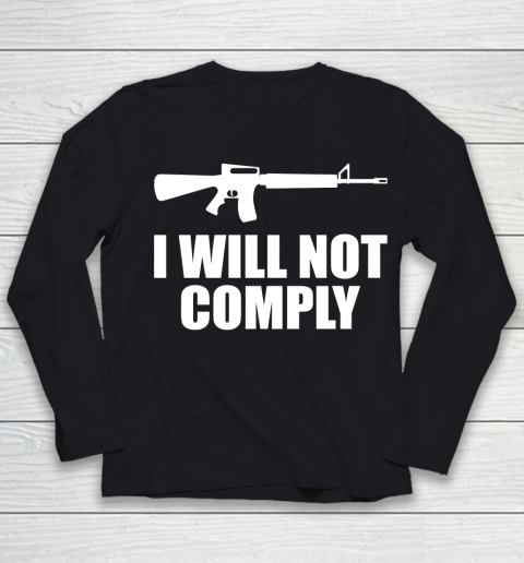 I Will Not Comply AR15 Youth Long Sleeve