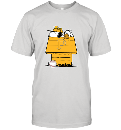 Pittsburghs Pirates Snoopy And Woodstock Resting Together MLB Unisex Jersey Tee