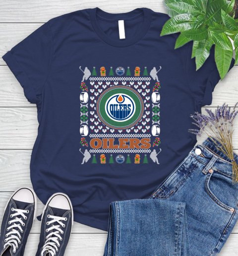 Edmonton Oilers Merry Christmas NHL Hockey Loyal Fan Ugly Shirt 99