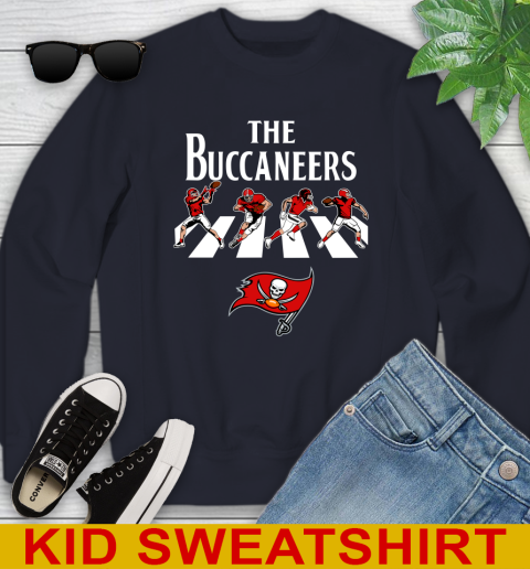 NFL Football Tampa Bay Buccaneers The Beatles Rock Band Shirt Youth Sweatshirt 2