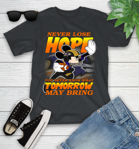 Buffalo Bills NFL Football Mickey Disney Never Lose Hope (2) Youth T-Shirt