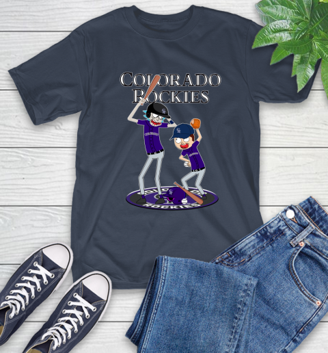 MLB Colorado Rockies Rick And Morty Baseball 4